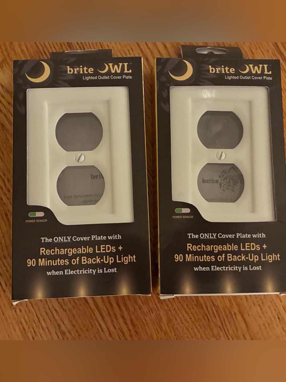 briteOWL White Outlet Night Light Covers - Pack of 2